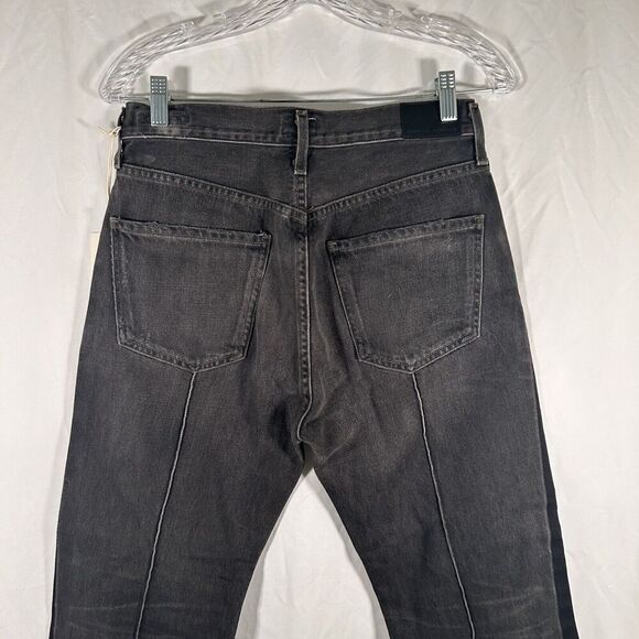 Citizens of Humanity Jeans Women's 27 Black Grey Button Fly High Rise Gia Ankle - Picture 10 of 13